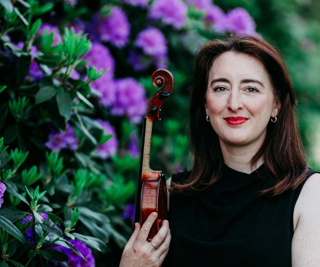 Emily Davis with violin